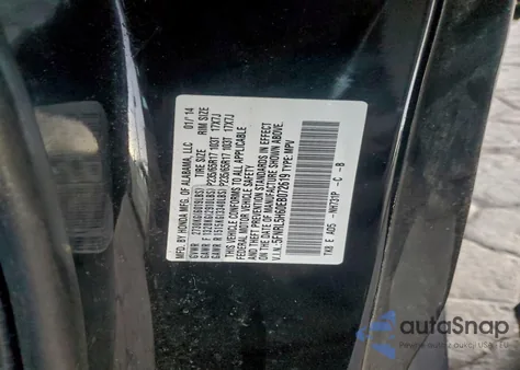 2014 Honda Odyssey Exl z USA, uszkodzony, nr VIN 5FNRL5H60EB072619